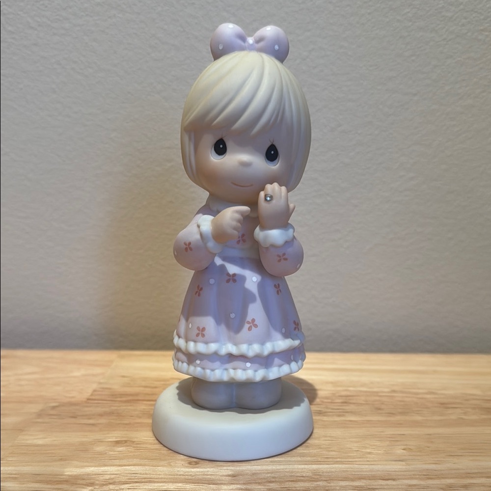 Precious Moments Figurine - Girl Engagement - I Still Do